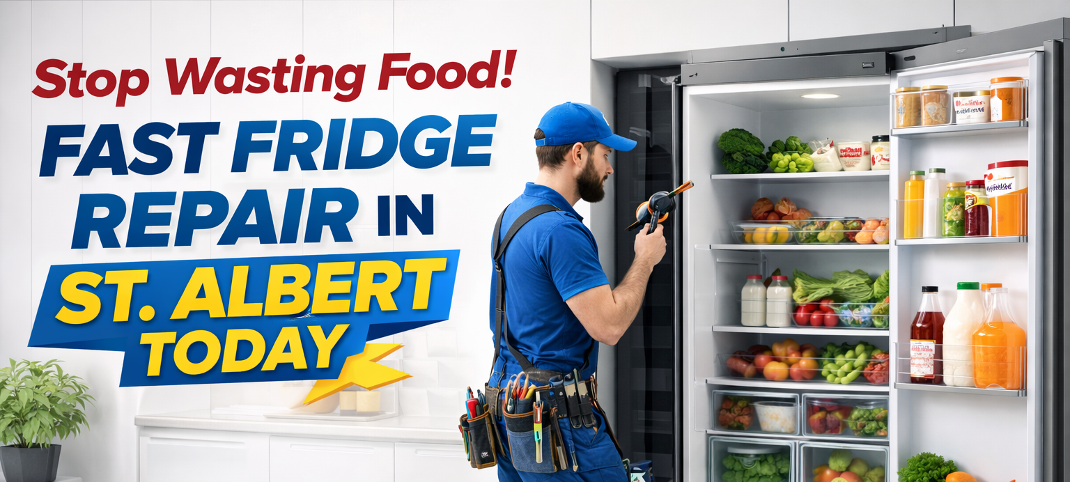 Stop Wasting Food! Fast Fridge Repair in St. Albert Today